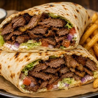 Double Beef Shawarma Sandwich / ساندويش شاورما لحم مضاعف