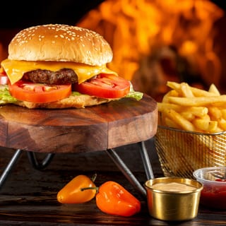 Tarbosh Burger Plate/ صحن برغر الطربوش